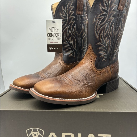 Ariat Men’s Sport Western Wide Square Toe - Size 7.5-11 Men - Picture 2 of 8
